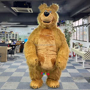 <span class=keywords><strong>Costume</strong></span> da sposa orso mascotte gonfiabile Masha orso mascotte <span class=keywords><strong>Costume</strong></span> per adulti peluche Anime Cosplay - Product Image 5