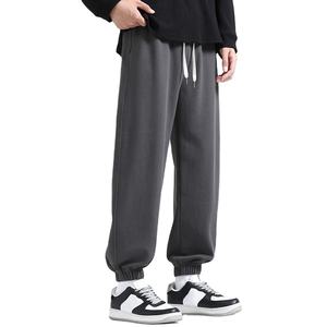Trendy Men's <strong>Chino</strong> Jogger Pants Loose <strong>Cuffed</strong> Leg Casual Stretchy Sweatpants for Daily Commute Gym Workouts - Product Image 1