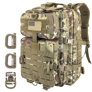 Tactical Molle External <b>Frame</b> Assault <b>Backpack</b>-Waterproof 56-76L Capacity for Camping Hiking & Sports - Product Image 1