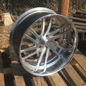 Cerchi in Lega Forgiati Personalizzati Hunt 18 20 22 24 26 Pollici 5x114.3 5x120 5x112 Lucidati Concavi <span class=keywords><strong>a</strong></span> Profilo Ribassato per Dodge Chevrolet - Product Image 5