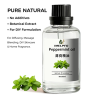 Huile essentielle de menthe poivrée pure, huile végétale naturelle pour diffuseur d'aromathérapie et fabrication de cosmétiques