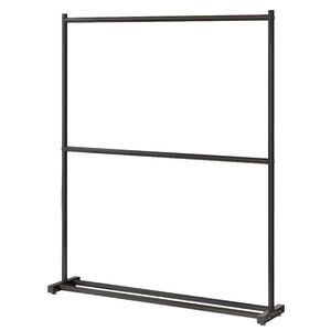 Double Layer <b>Clothes</b> <b>Rack</b> Metal Foldable Portable For Balcony Bedroom Dormitory Clothing Drying Organizer - Product Image 2