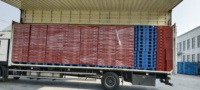 Boîtes de rangement logistiques recyclables Caisses en plastique solides pour légumes et fruits