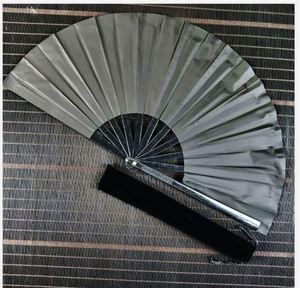 Customized UV Light Large Bamboo Folding Rave <b>Hand</b> <b>Fan</b> for Music Festival - Product Image 2