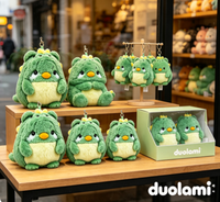 Boneka Dinosaurus Kartun Lembut Custom untuk Hadiah Anak-Anak, Acara Promosi, Boneka Plush Custom