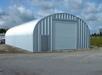 Maison en acier Kits de cabane Quonset et bâtiment en arc Quonset Toit en métal Joint à vis Toit en métal Écrou et boulon de bâtiment Panneau Hut