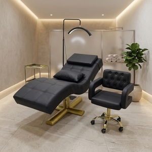Table de massage et de soin pliable moderne en métal pour spa, salon de beauté et salle de sport - Product Image 4