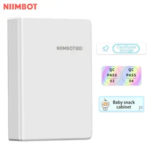 NiiMbot-impresora de etiquetas térmica B18 de bolsillo, dispositivo móvil conectado a color