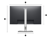 Moniteur professionnel Dell P2725DE 27 pouces QHD IPS 100 Hz USB C 100 W PD à usage quotidien, en stock et prêt à être livré