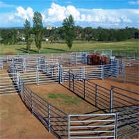 Paneles de Cerca para Ovejas de Acero al Carbono Galvanizado en Caliente de 6 Pies, Cercas para Ganado, Puertas para Granjas, Corrales de Seguridad para Animales