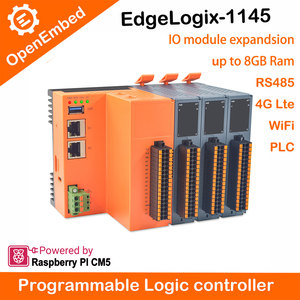 Codesys Plc Dedicated Controller Io <span class=keywords><strong>Module</strong></span> Uitbreidingsbasis Raspberry Pi Cm5 Iot Gateway Modbus Kan Ethernet Rs485 Plc Programmering - Product Image 1