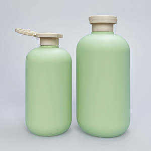 Vide Emballage Soins De La Peau 200ml 250ml 300ml 400ml 500ml Vert Pehd En Plastique Lotion Bouteille W/flip Cap Pour Gel Douche/shampooing - Product Image 4