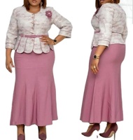 Robe de bureau pour femmes grande taille de style turc