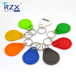 RZX Versand bereit 13,56 MHz Schlüssel bund Programmier barer Aufzug Zugangs kontrolle Schlüssel anhänger RFID-Tag - Product Image 3