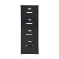 Armoire de classement mobile moderne en acier à 4 tiroirs avec serrure pour la maison, le bureau et l'école