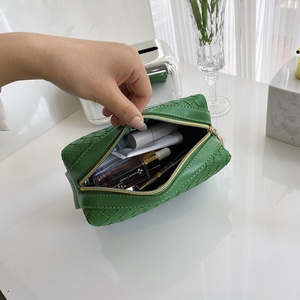 For Boshiho Custom Women's PU Leather Makeup <b>Bag</b> Large Capacity <b>Small</b> Cosmetic Travel Accessories Toiletries <b>Bag</b> Fashion Style - Product Image 4