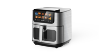 Giayol Square Luxury 8L Friteuse intelligente grande capacité Écran LCD Four électrique multifonction Double panier Ménage