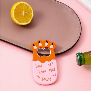 Eco-Friendly Plastic PVC Bottle Opener with Cartoon Animal Design Refrigerator Magnet for Home Decor & <b>Gifts</b> - Product Image 5