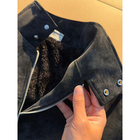 Blouson bomber zippé vintage à motif cœur imprimé noir pour homme - Style streetwear chaud d'hiver, taille haute 6XL