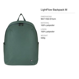 Sac à dos en polyester avec compartiment pour ordinateur portable, sangle de bagage, KEIRYO LightFlow M 27x36cm, pour femmes, en stock, Taïwan - Product Image 5