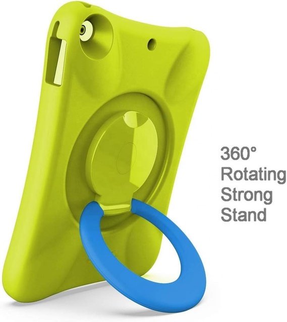 Heavy Duty Rugged EVA Tablet Shell Case 3D Design With Stand and Pencil Holder Protective Cover for iPad Case