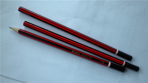 Venta caliente mejor de respetuoso del medio ambiente rayas lápiz HB <span class=keywords><strong>dibujo</strong></span> estándar lápiz con sumergido-con FSC - Product Image 2