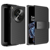 Nouvelle coque rigide antichoc pour PC avec design d'armure 2024 et décoration intégrée pour Z Fold 4