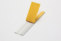 Profilé de finition de sol en aluminium anodisé, bande de transition en alliage d'aluminium extrudé pour bois, carrelage, moquette