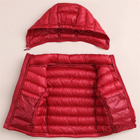 Astrid-veste en duvet pour enfants, personnalisée, ultralégère, de haute qualité, à fermeture éclair