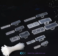 Étiquette de câble, marqueur de fil, boîte en plastique, cadre de signalisation, étiquette suspendue, étanche, anti-poussière, ignifuge, 3010 4020 820 transparent