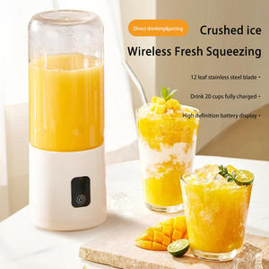<span class=keywords><strong>Licuadora</strong></span> Portátil Recargable USB de Acero Inoxidable para el Hogar, con Capacidad de 500 ml, Inalámbrica - Product Image 3