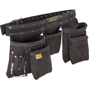STANLEY marsupio STST1-80113 marsupio impermeabile in pelle Cuoio portautensili con due tasche con supporto OEM & ODM - Product Image 2
