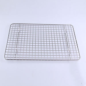 Hot Selling Rectangle Stainless Steel Oven Grid <b>Wire</b> Baking Cooling Rack - Product Image 3