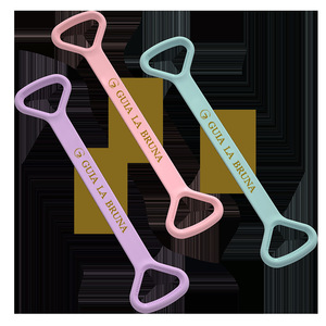 Bande de résistance en forme de figure 8 pour femmes, entraînement des épaules et du dos, yoga à domicile, étirements, ceinture élastique en silicone, mise en forme du corps - Product Image 1