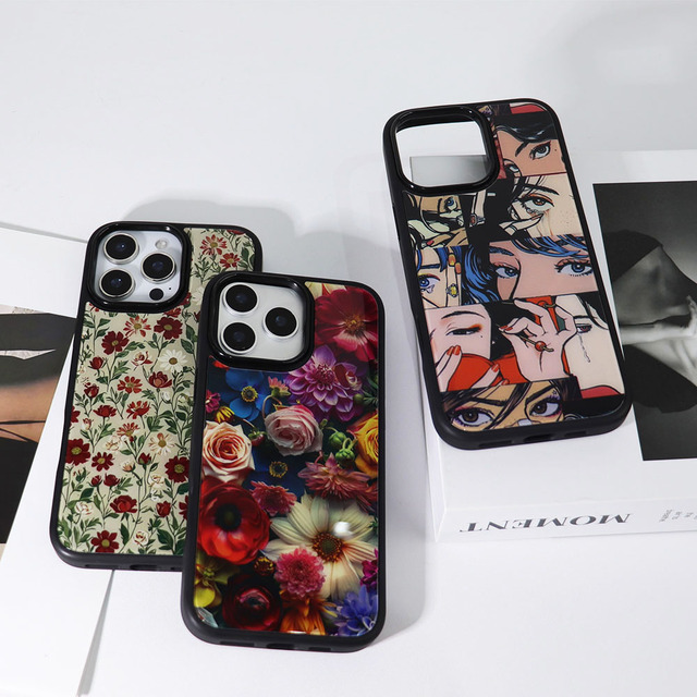 Wholesale Anime Manga Character Floral Magnetic Phone Case Custom Pictures TPU PC Shockproof Covers for iPhone 17 16 Pro Max