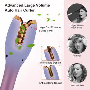 Professionnel 360 Degrés Rotation Électrique Fer À Friser Baguette Salon De Beauté Sans Chaleur Automatique Cheveux Bigoudi - Product Image 5