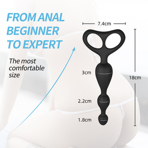 Sexbay Yeni Raflar Anal <span class=keywords><strong>Plug</strong></span> ve Çekme Halkası Kalp Şeklinde 3 Toplu Tıbbi Silikon Popo Fişi Özelleştirilebilir Renk Oyuncaklar Erkek ve Kadın İçin - Product Image 2