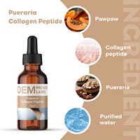Gouttes liquides de collagène Pueraria personnalisées sous marque privée pour l'augmentation mammaire – Boisson pour des seins plus volumineux chez la femme