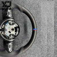 Volant en carbone Star pour M2 F10 F90 E39 E46 X3 X4 M5 M6, assemblage direct usine, cuir M Sport, 6 branches, 35mm, poignée