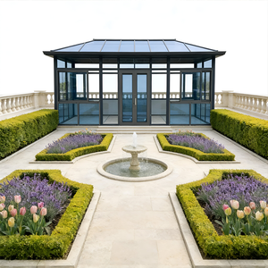 Giardino d'Inverno in Vetro con Struttura in Lega di Alluminio Ecologico, Impermeabile e Resistente alla Putrefazione, Veranda per Tutte le Stagioni - Product Image 1