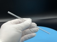 Tube en saphir poli optiquement, tube cylindrique, tube de lentille, tige en verre, lentilles en verre, grand tube en saphir