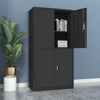 Armoire de classement métallique moderne anti-corrosion, mobilier de bureau en fer pour la maison et le bureau