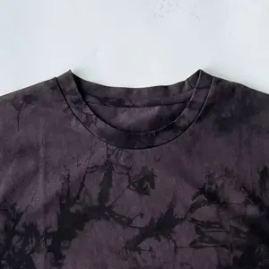 Camisetas de Algodón Lavado a la Piedra de 300 GSM al por Mayor, Personaliza con tu Propio Logotipo de Marca - Product Image 3