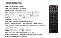 Cámara de Documentos con Visualizador Digital Zoom 120x con Control Remoto, Compatible con Tarjeta TF y Disco USB