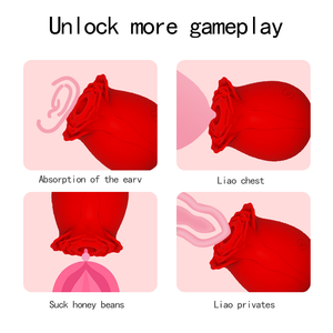 Saugen Zunge lecken Vagina Pussy G-Punkt patentierte Rose Vibrator Sexspielzeug - Product Image 5