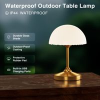 Lampe de table rechargeable sans fil USB Veilleuse de bureau tactile minimaliste Éclairage mobile portable pour chambre à coucher Chevet flexible