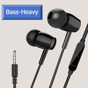 3.5mm casque filaire dans l'oreille casque filaire écouteurs basses lourdes HiFi stéréo musique écouteurs sport contrôle en ligne pour téléphones - Product Image 2