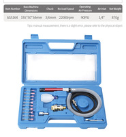 KAFUWELL YM6114 Micro-meuleuse pneumatique à air à grande vitesse 56000 tr/min 1/8 pouce Micro-meuleuse à air pneumatique Outil de polissage à air