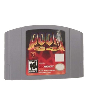En Existencia, <span class=keywords><strong>Doom</strong></span> <span class=keywords><strong>64</strong></span> para N64, Versión NTSC de EE. UU., Tarjeta de Videojuego Retro Compatible con Consola N64 - Product Image 1