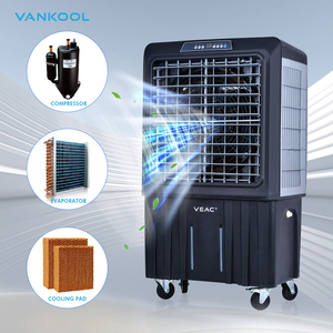 พัดลมไอน้ำเย็นแบบระเหยแบบพกพาเครื่องอัดอากาศอุตสาหกรรมที่ได้รับการจดสิทธิบัตร1st ของโลก - Product Image 6